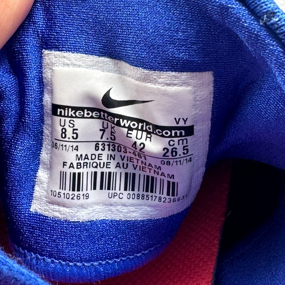 Size 8.5 Nike Stefan Janoski Max Game Royal Mens Comfort Sneakers 631303-461 - Picture 13 of 14